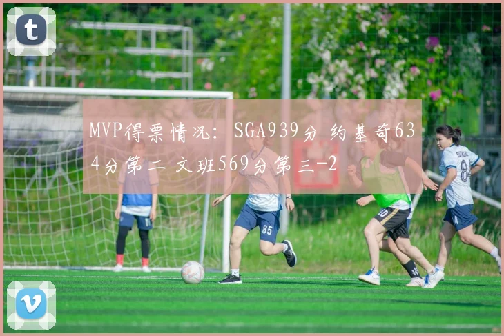 MVP得票情况：SGA939分 约基奇634分第二 文班569分第三